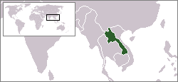 Laos map