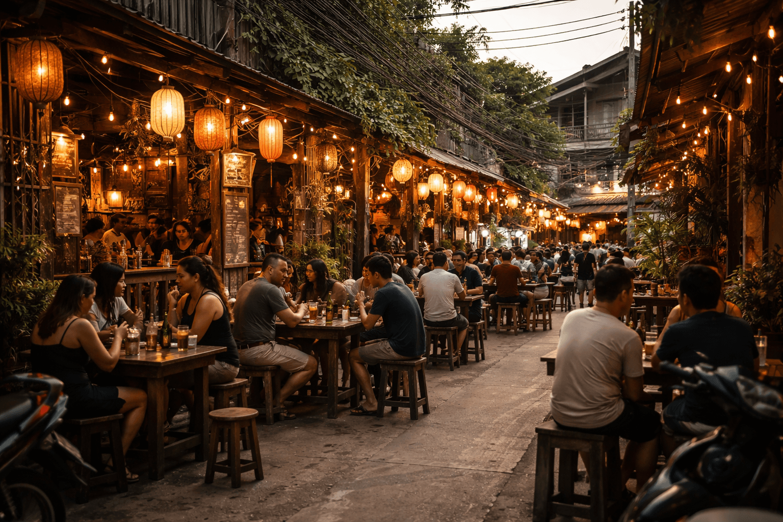 Bars in Phrae‑Center, Sing Buri banner