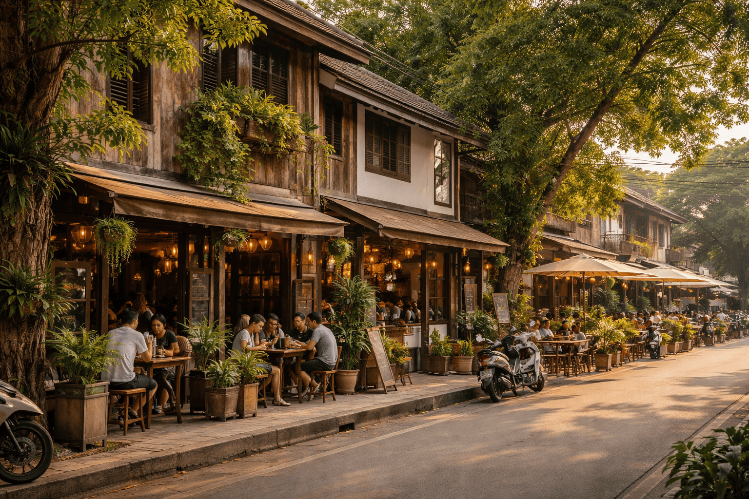 Cafes in Sing-Buri Center banner