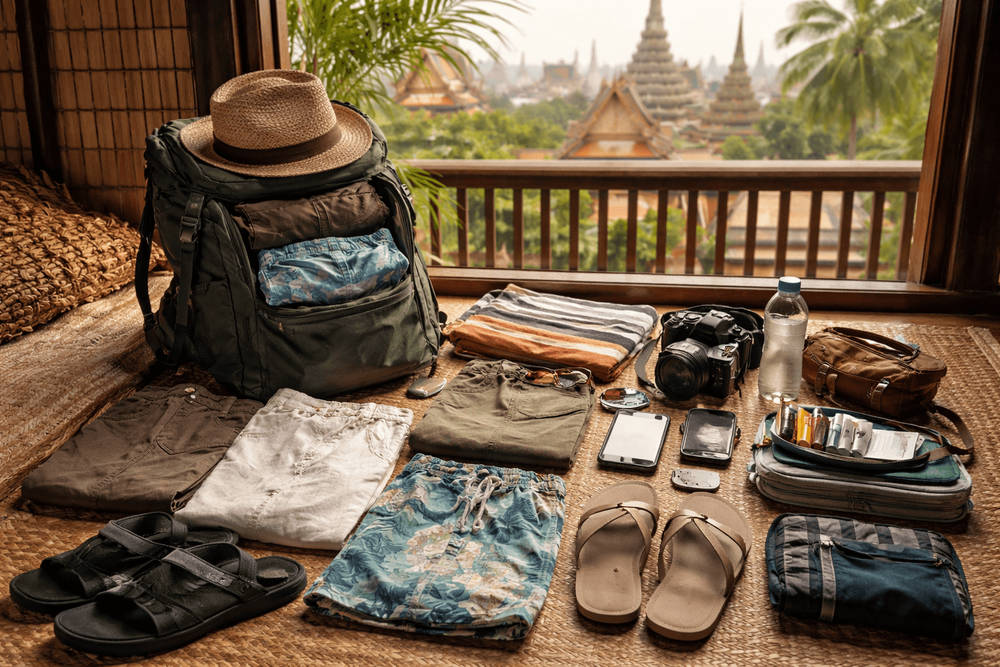 Backpacker Packing List for Thailand: Beach-to-City Wardrobe for Travelers Splitting Time Between Bangkok and the Islands