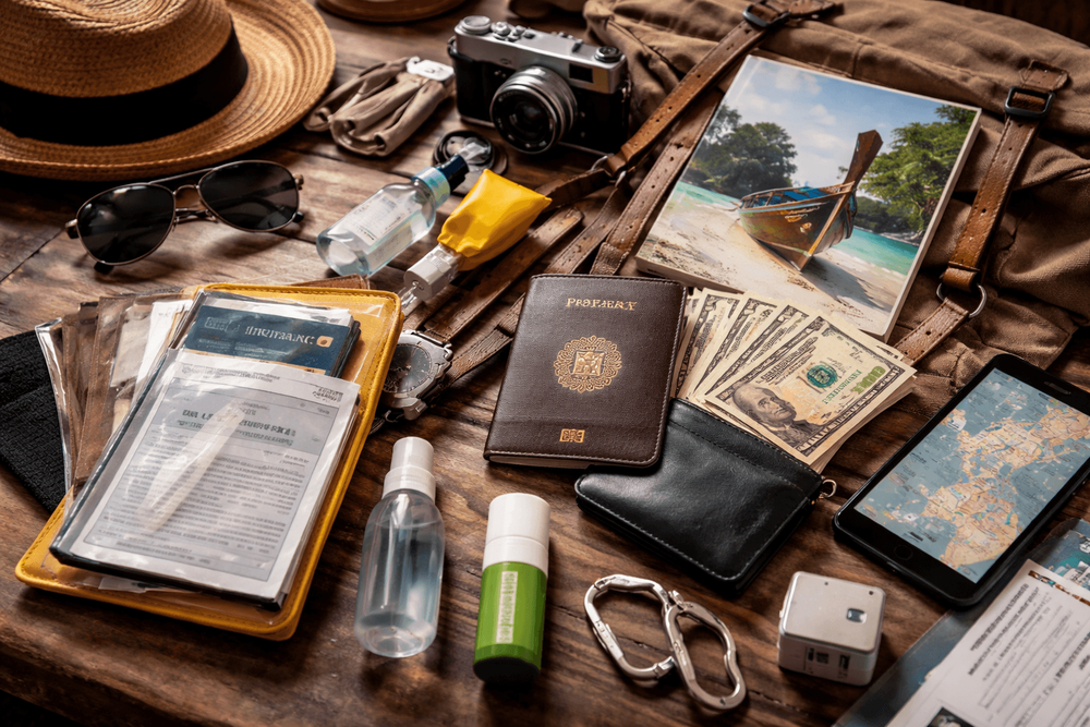 Backpacker Packing List for Thailand: Documents, Cash, and Travel Admin Essentials