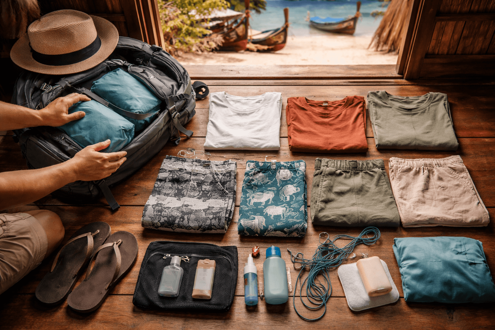 Backpacker Packing List for Thailand for Budget Laundry and Rewearing: How to Pack Light and Stay Fresh Longer