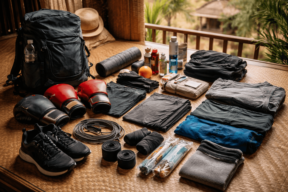 Backpacker Packing List for Thailand for Fitness and Muay Thai Training Trips: Training Clothes, Recovery, and Laundry Basics