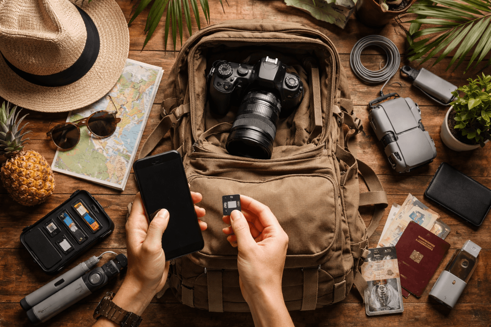 Backpacker Packing List for Thailand for Gadget Light Travelers: Camera, Phone, and Memory Card Essentials