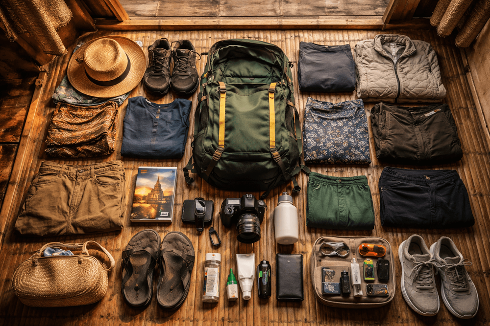 Backpacker Packing List for Thailand for Mixed-Climate Routes: Bangkok Heat, North Thailand Cool Nights, and Easy Layering