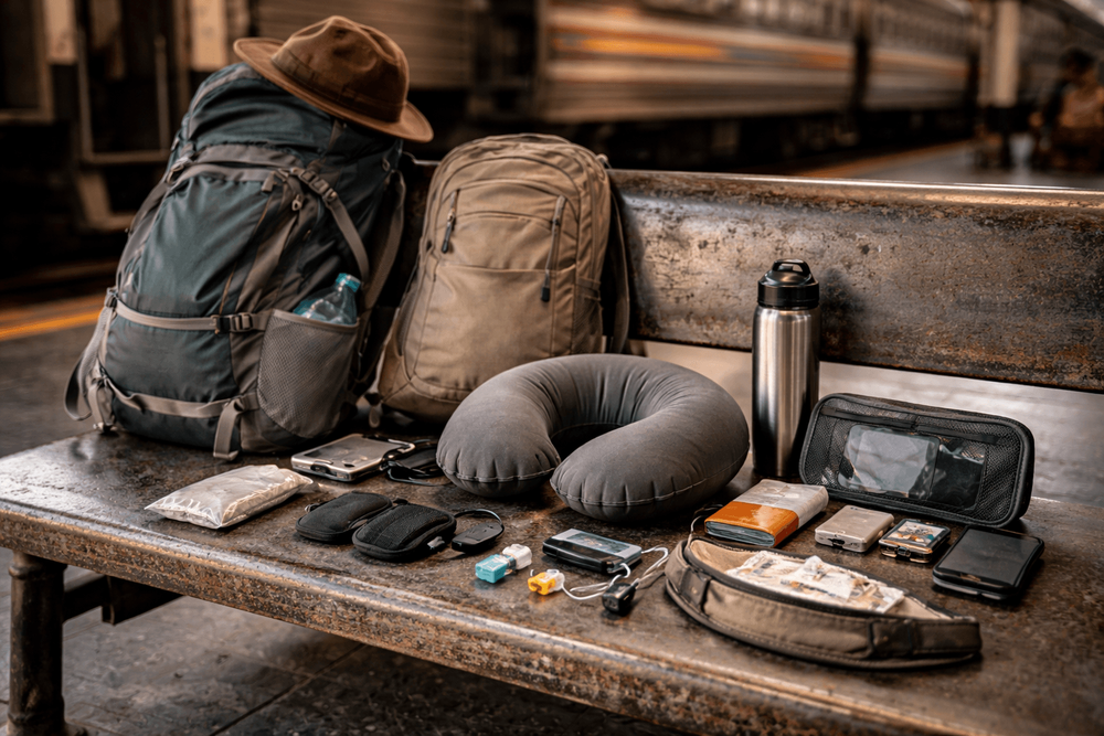 Backpacker Packing List for Thailand for Night Buses and Overnight Trains: Sleep, Security, and Small-Bag Essentials