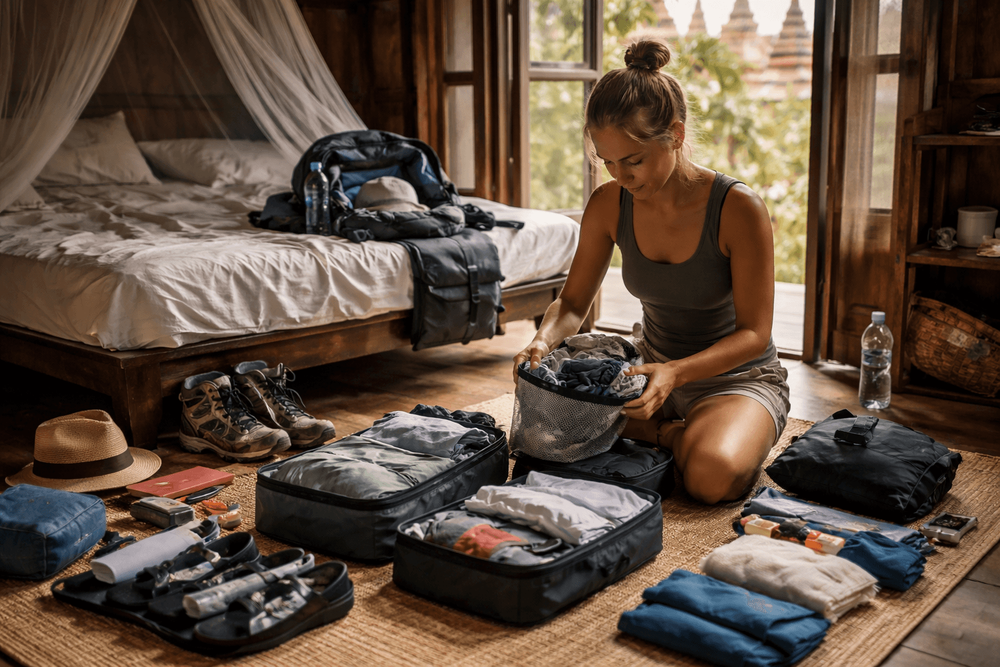Backpacker Packing List for Thailand on Multi-Stop Trips: Repacking, Separating Clean and Dirty Clothes, and Staying Organized