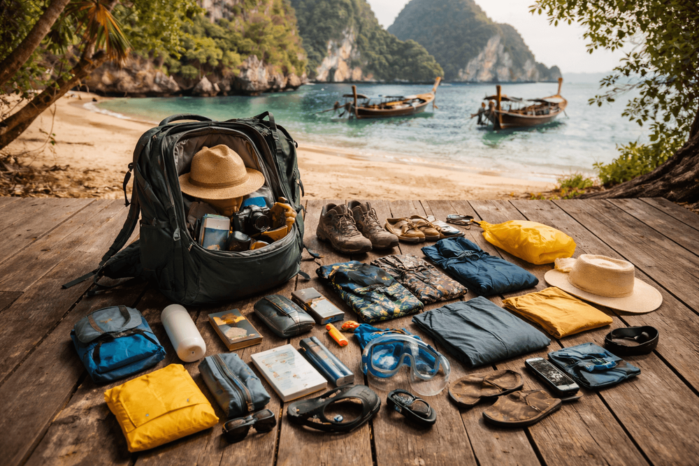 Backpacker Packing List for Thailand: Pack for Wet and Dry Adventures in One Trip