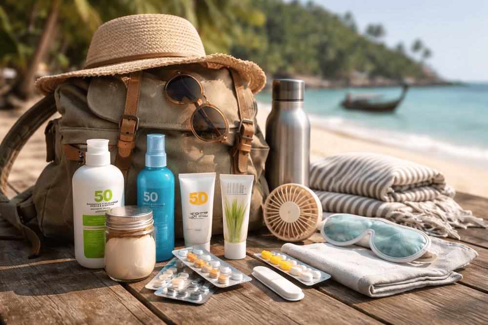 Backpacker Packing List for Thailand’s Beach-Burn Recovery Trips: Sunburn Care, Skin Relief, and Low-Fuss Comfort Items