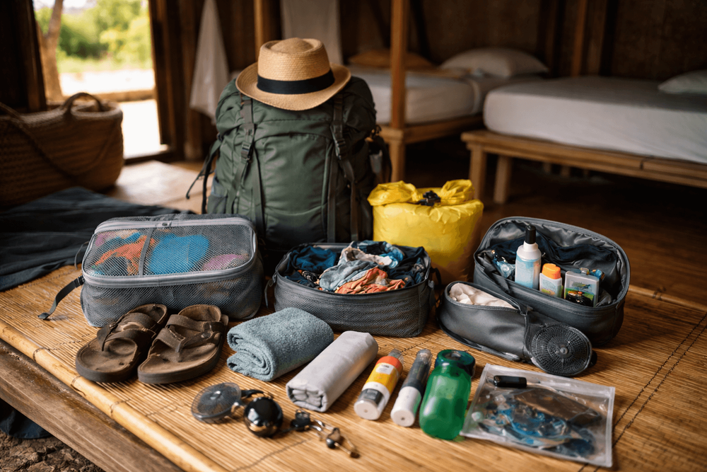 Backpacker Packing List for Thailand’s Beach Hostel Stays: Sand Control, Wet Swimsuit Storage, and Shared-Room Comfort