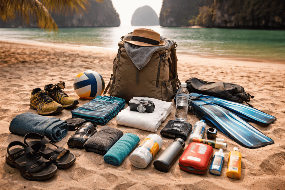 Backpacker Packing List for Thailand’s Beach Volleyball and Island Sports Trips: Sand, Sweat, and Recovery Basics