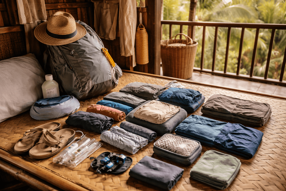 Backpacker Packing List for Thailand’s Budget Laundry-Friendly Trips: Fast-Dry Wardrobes and Minimal Outfit Rotation