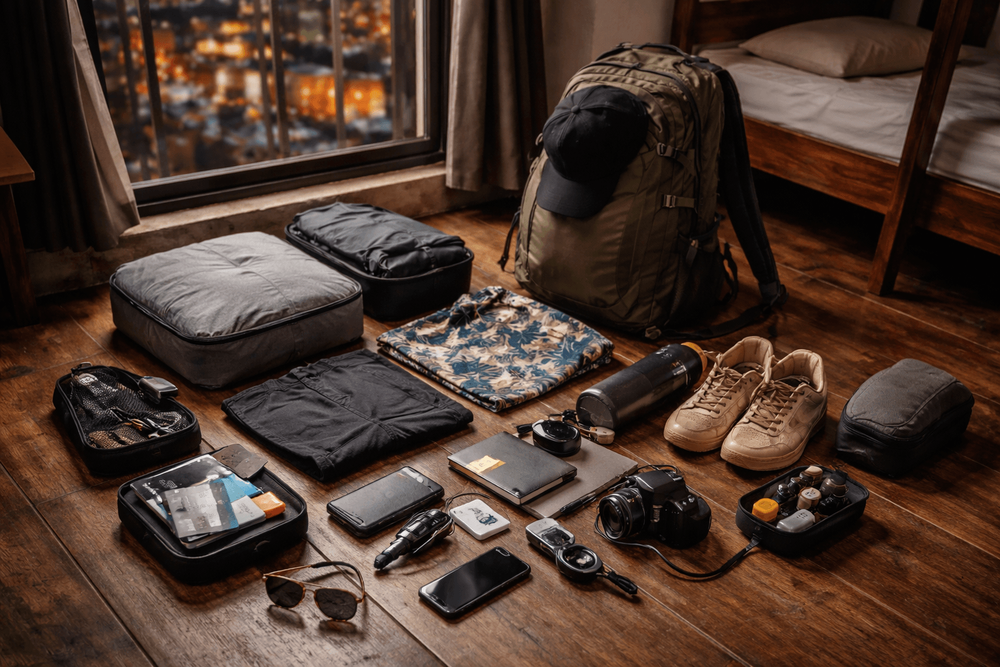 Backpacker Packing List for Thailand’s City-and-Nightlife Trip: Compact Essentials for Hostels, Markets, and Late Nights