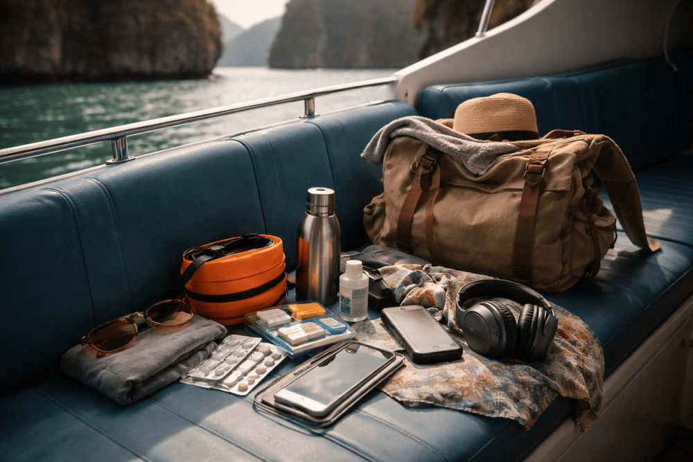 Backpacker Packing List for Thailand’s Ferry and Speedboat Days: Onboard Comfort, Motion Sickness, and Dry Storage