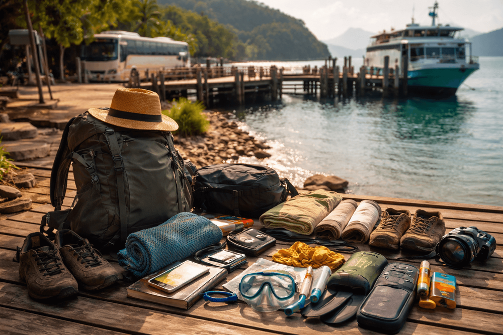 Backpacker Packing List for Thailand’s First Bus-and-Ferry Island Hop
