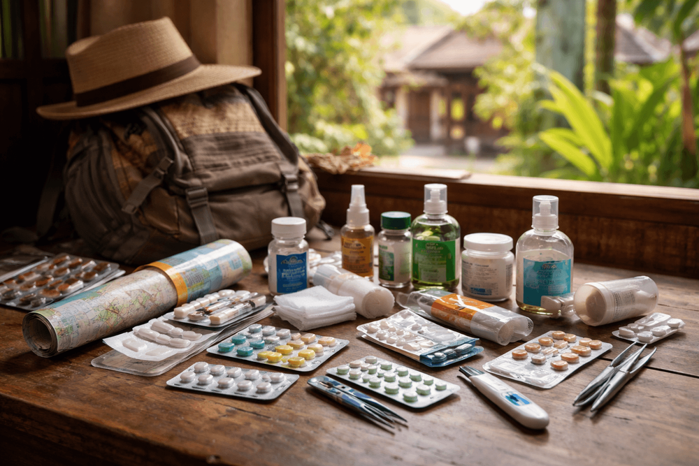 Backpacker Packing List for Thailand’s Health and First-Aid Needs: Stomach Issues, Blisters, and Pharmacy Basics