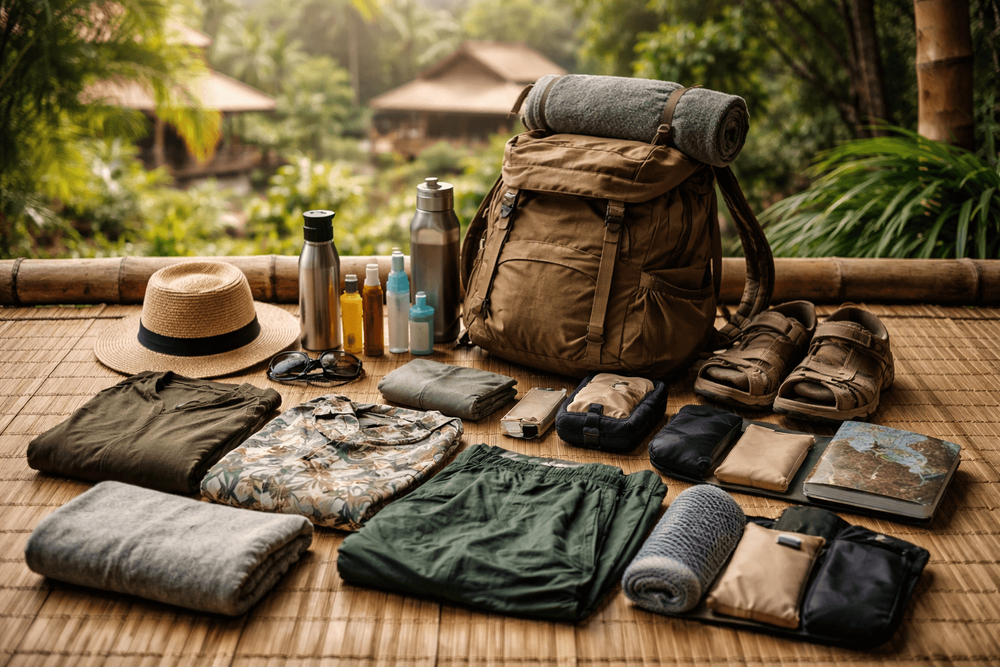 Backpacker Packing List for Thailand’s Hot, Humid Season: Staying Dry, Cool, and Comfortable Between Washes