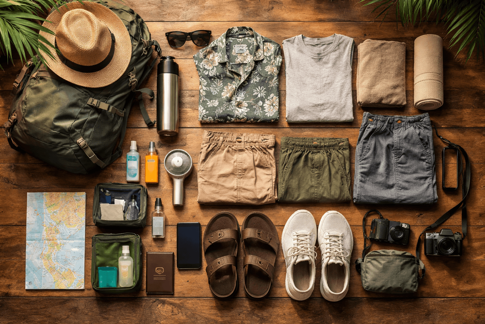 Backpacker Packing List for Thailand’s Hot-Season Travel: Staying Cool, Dry, and Comfortable