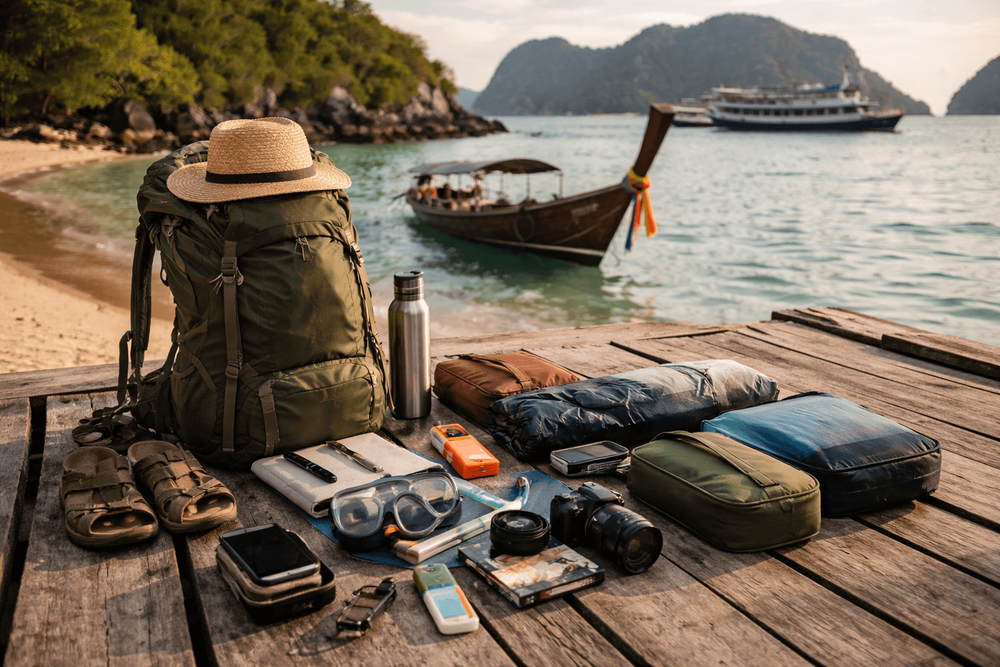 Backpacker Packing List for Thailand’s Islands and Ferry Hops: What to Carry Between Beaches, Boats, and Hostels