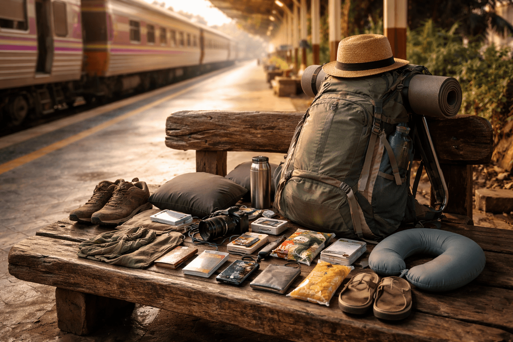 Backpacker Packing List for Thailand’s Long-Distance Overnight Travel: Ready for Early Arrivals and In-Transit Stops