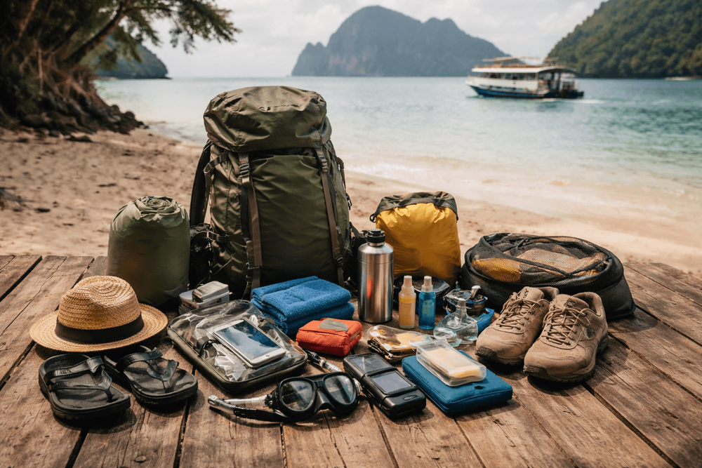 Backpacker Packing List for Thailand’s Monsoon Island Hopping: What to Bring for Ferries, Wet Dockings, and Fast Dry-Offs