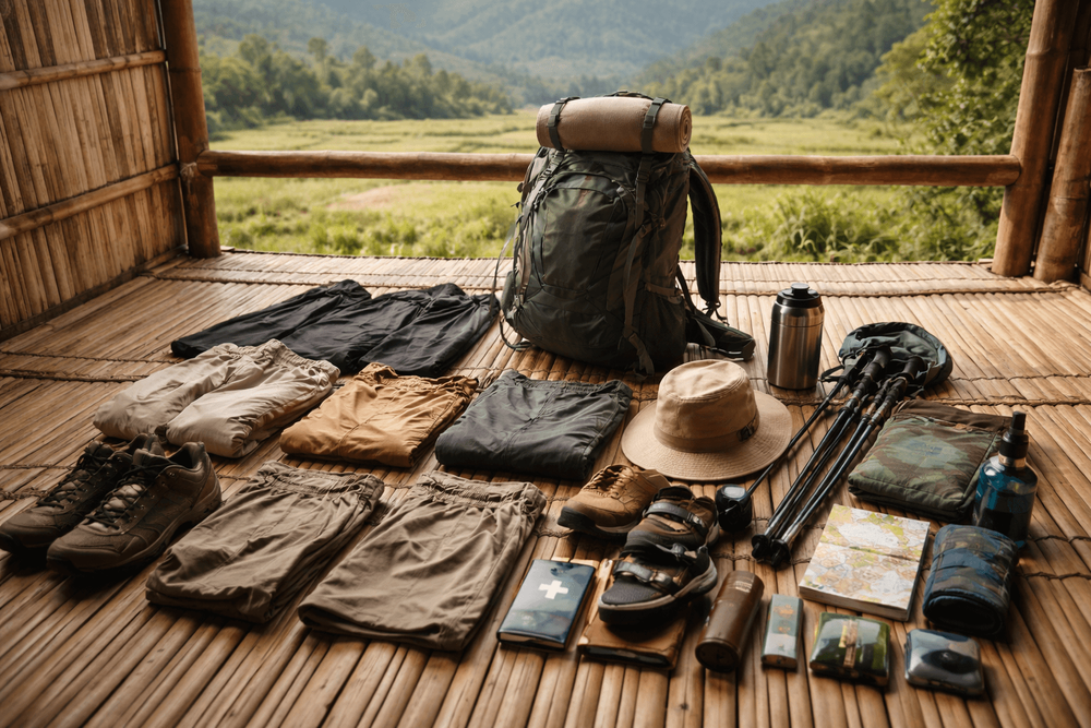 Backpacker Packing List for Thailand’s Northern Loop: Cool-Night Layers, Trekking Gear, and Small-Town Basics
