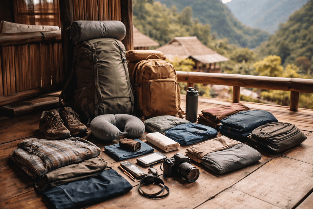 Backpacker Packing List for Thailand’s Northern Loop: Daypacks, Layering, and Long-Bus Comfort