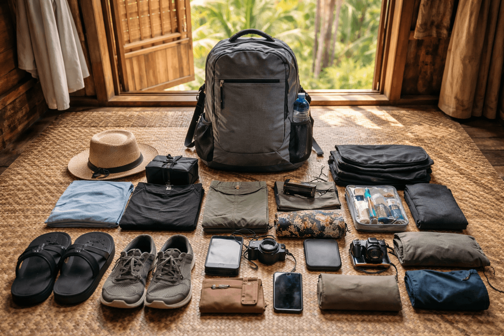 Backpacker Packing List for Thailand’s One-Bag Minimalist Trip: What Fits in a Small Backpack and What to Leave Out