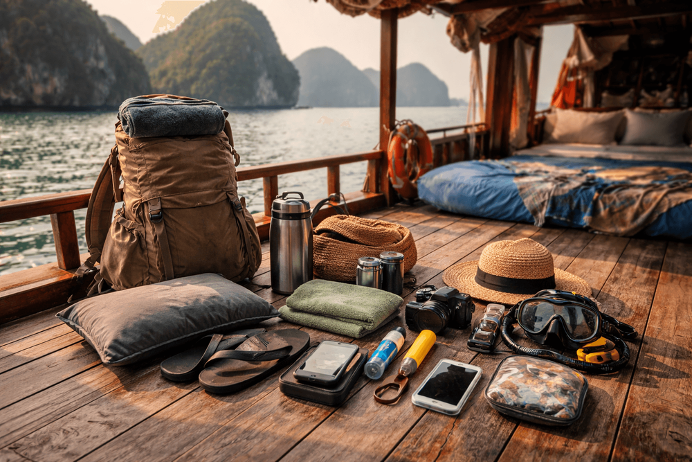Backpacker Packing List for Thailand’s Overnight Boat Trips: Sleep, Storage, and Sea-Day Comfort