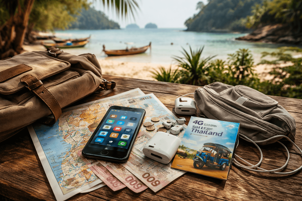 Backpacker Packing List for Thailand’s Sim Card, Cashless Payment, and Connectivity Setup: What to Bring for Staying Online