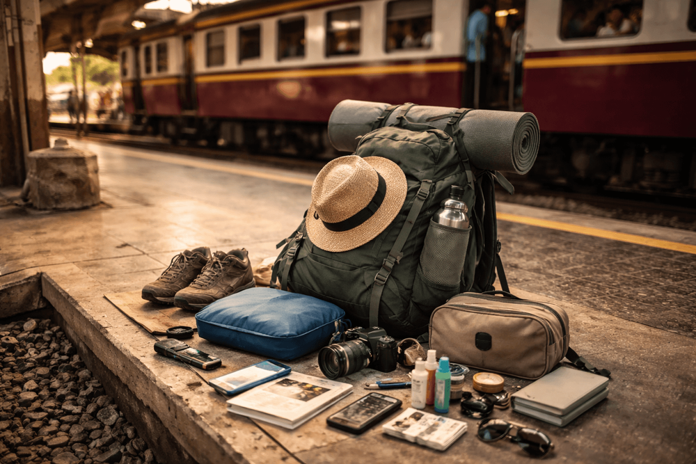 Backpacker Packing List for Thailand’s Train Travel: Sleeper Car Comfort, Security, and Station-Stop Basics
