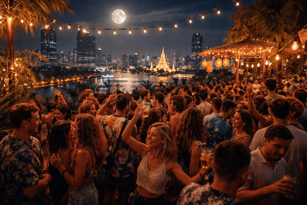 Bangkok Full Moon Party: Is There One? Where to Party on Full Moon Nights