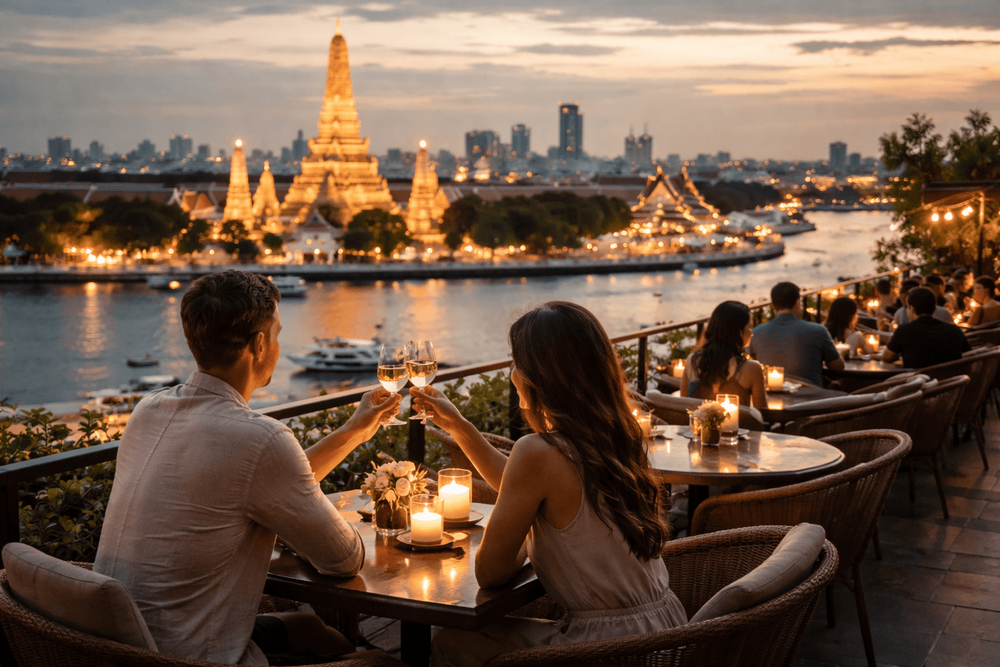 Bangkok Rooftop Bars for Anniversary Dates and Special Occasions from Khao San Road
