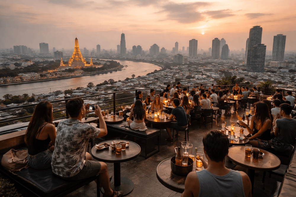 Bangkok Rooftop Bars for Budget Splurges: Best Value Skyline Drinks Worth the Trip from Khao San Road