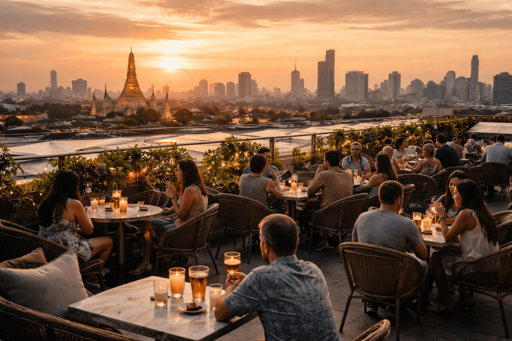 Bangkok Rooftop Bars for Casual Sunset Cocktails Worth the Trip from Khao San Road