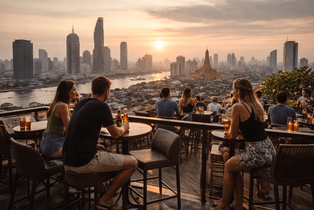 Bangkok Rooftop Bars for Dress-Down Travelers Worth the Trip from Khao San Road