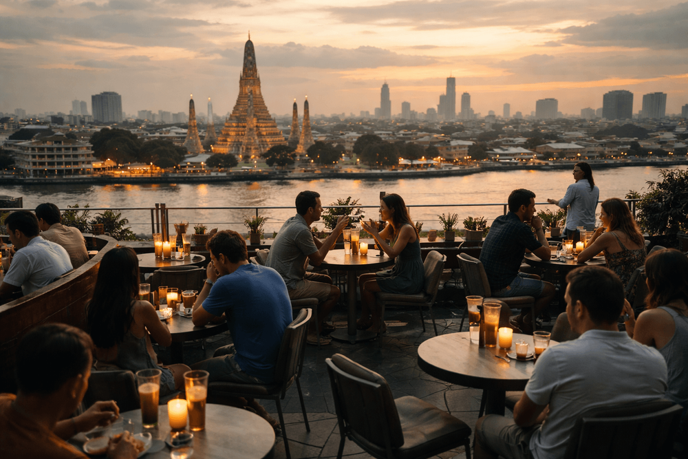 Bangkok Rooftop Bars for Early Evening Happy Hour Worth the Trip from Khao San Road
