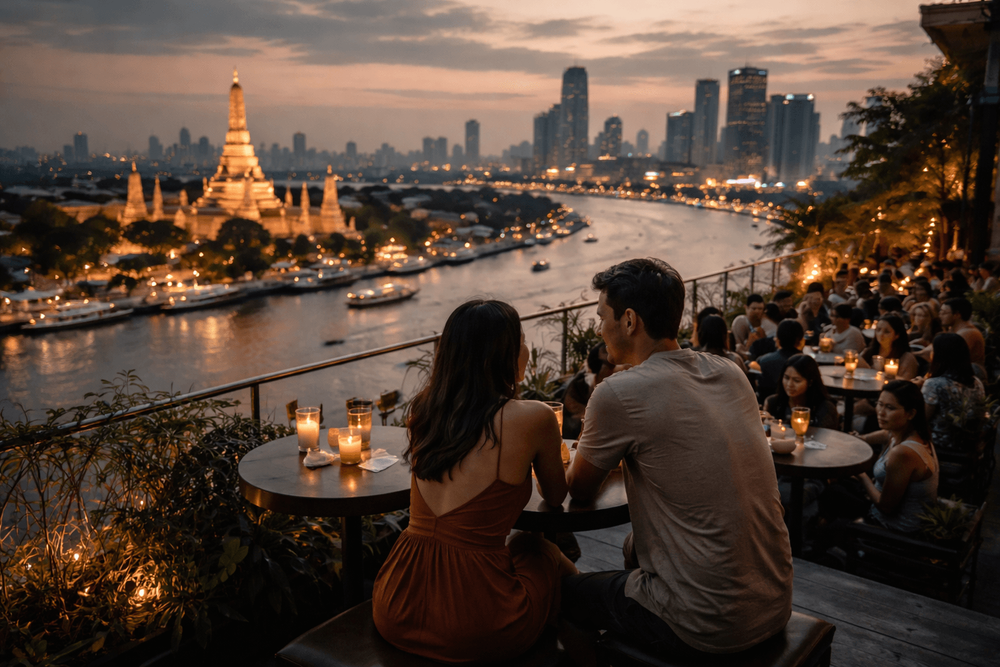 Bangkok Rooftop Bars for First Dates and Romantic Nights Worth the Trip from Khao San Road