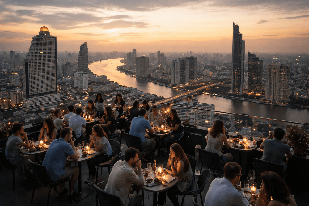 Bangkok Rooftop Bars for First-Time Visitors Who Want a Classic City View