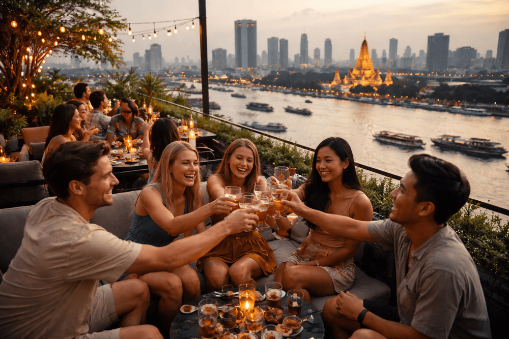 Bangkok Rooftop Bars for Group Celebrations Worth the Ride from Khao San Road