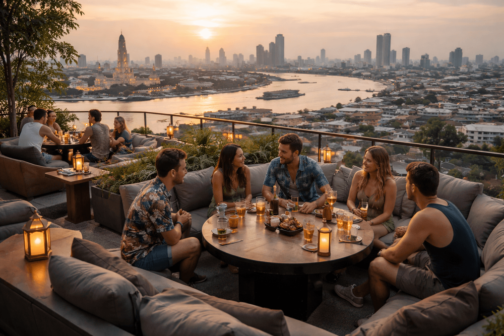 Bangkok Rooftop Bars for Groups with Private Tables Worth the Trip from Khao San Road