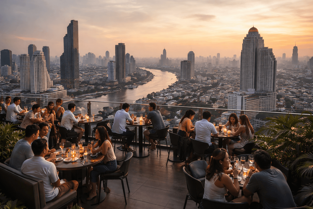 Bangkok Rooftop Bars for Happy Hour Deals Worth the Ride from Khao San Road