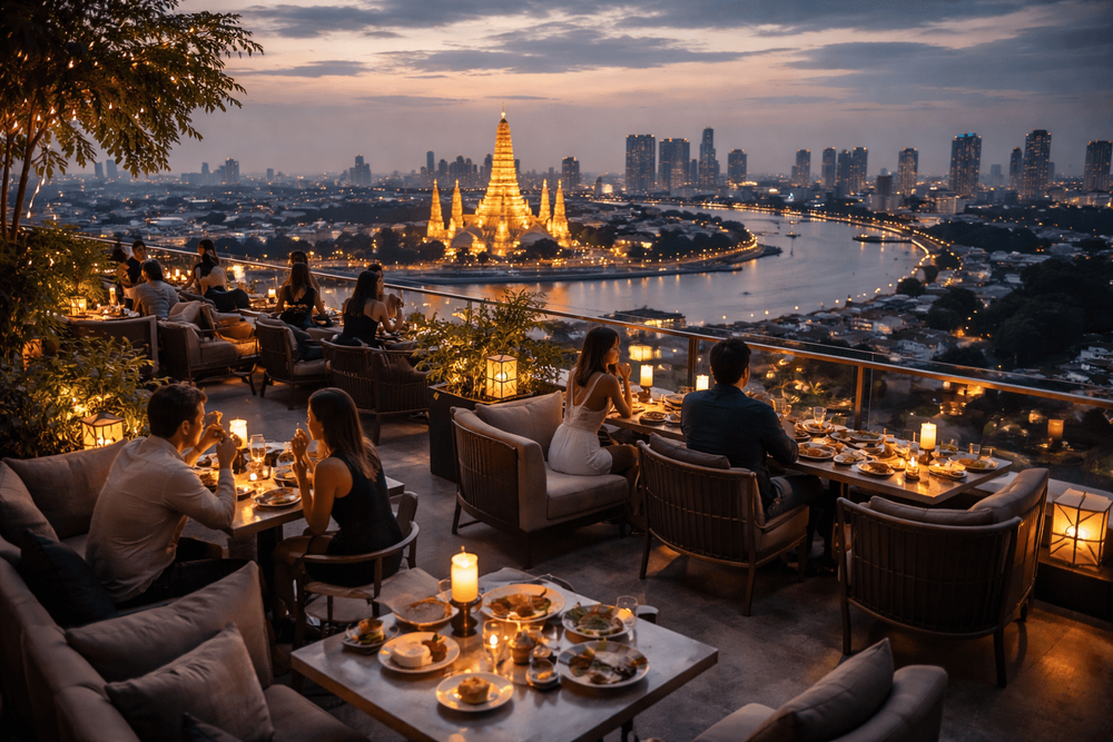 Bangkok Rooftop Bars for Private Dining and VIP Tables Worth the Trip from Khao San Road