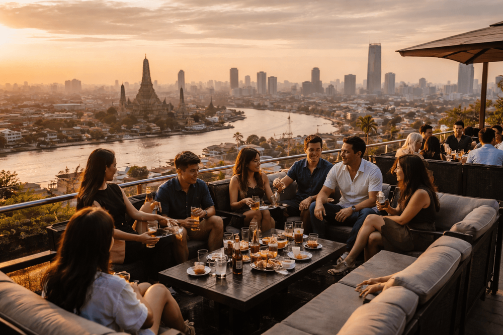 Bangkok Rooftop Bars for Private Groups and Small Celebrations Worth the Trip from Khao San Road