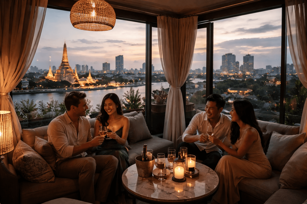 Bangkok Rooftop Bars for Private Rooms and Intimate Celebrations from Khao San Road
