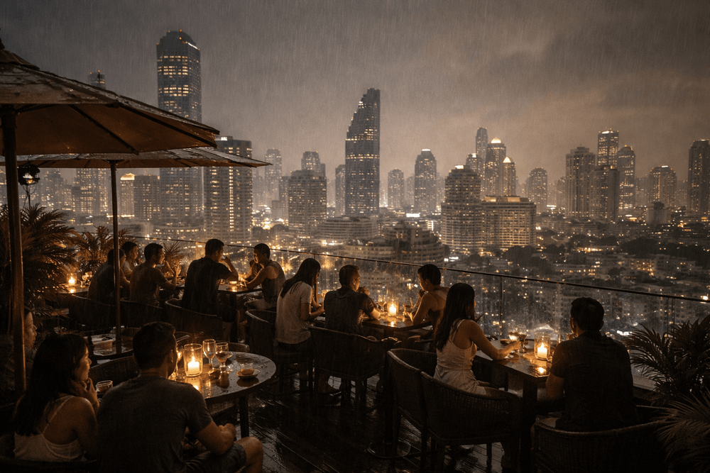 Bangkok Rooftop Bars for Rainy Nights Worth the Trip from Khao San Road