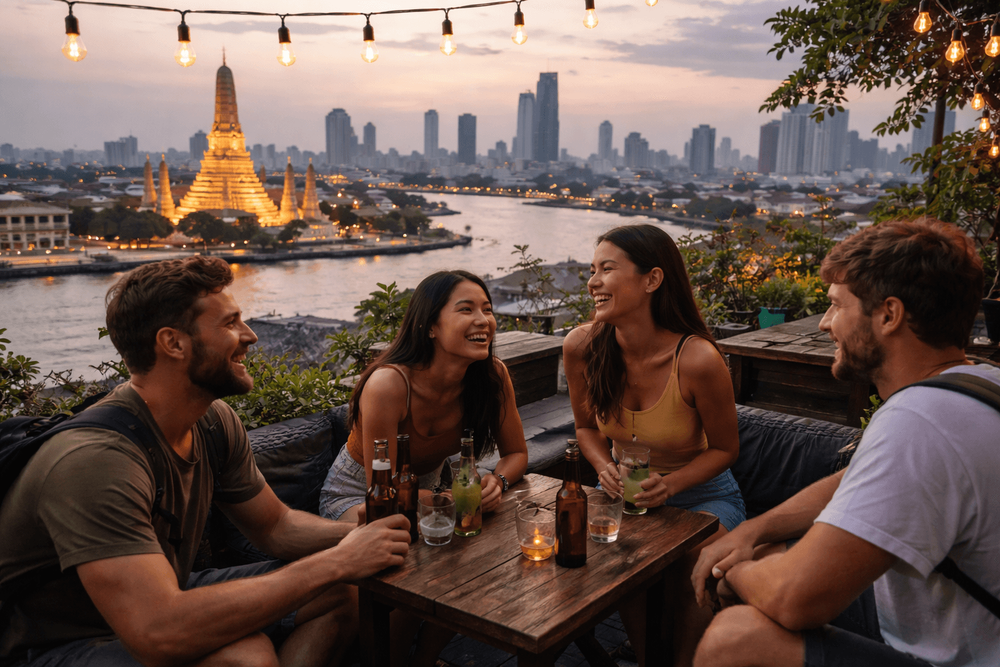 Bangkok Rooftop Bars for Small-Group Hangouts Worth the Trip from Khao San Road