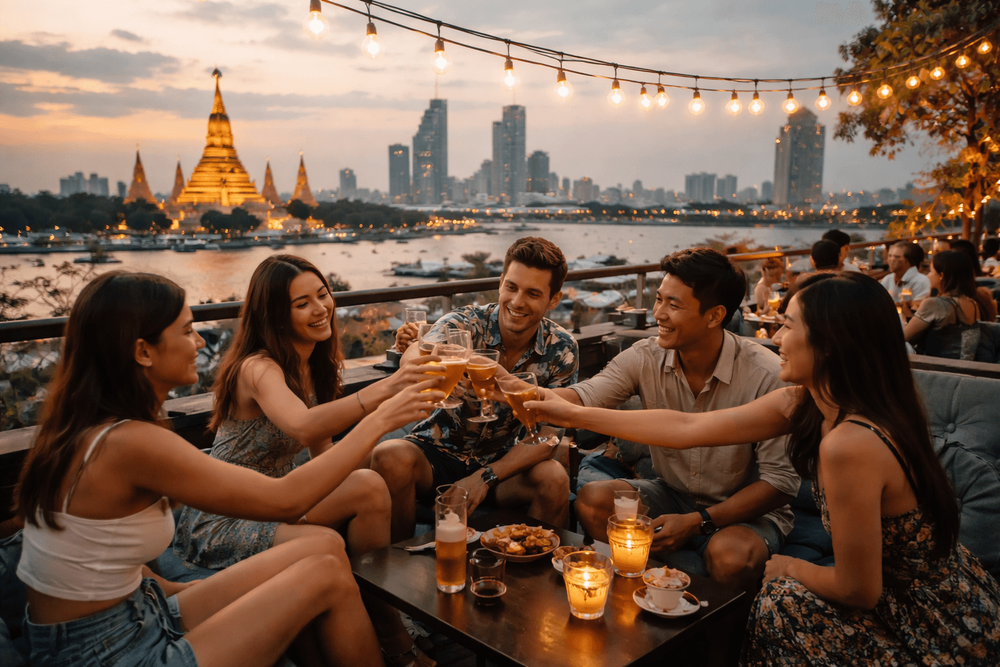 Bangkok Rooftop Bars for Small Groups and Celebrations You Can Reach from Khao San Road