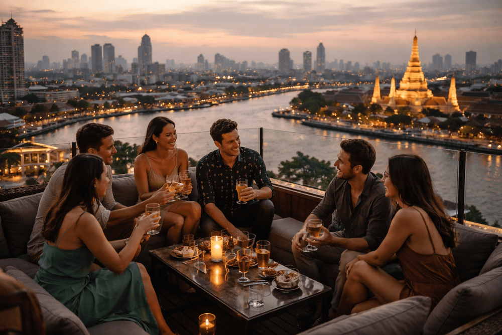 Bangkok Rooftop Bars for Small Groups and Private Celebrations from Khao San Road