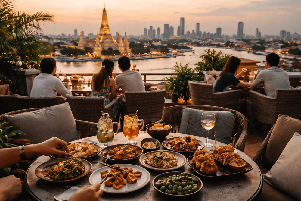 Bangkok Rooftop Bars for Small Plates and Sharing Snacks Worth the Trip from Khao San Road